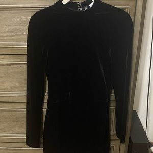 Velvet LBD with back opening